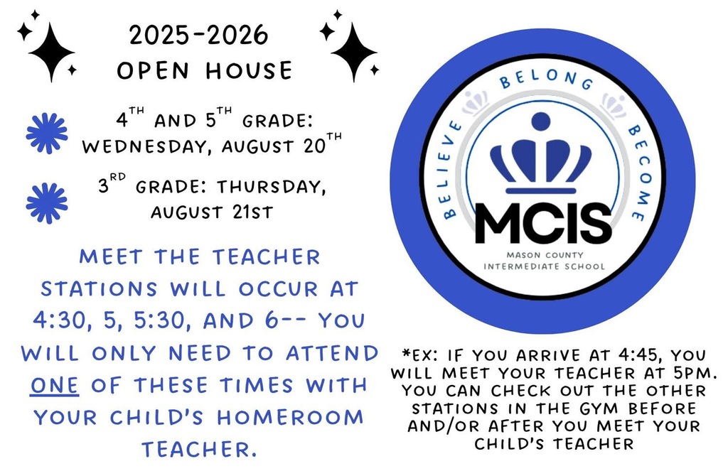 MCIS Open House Information