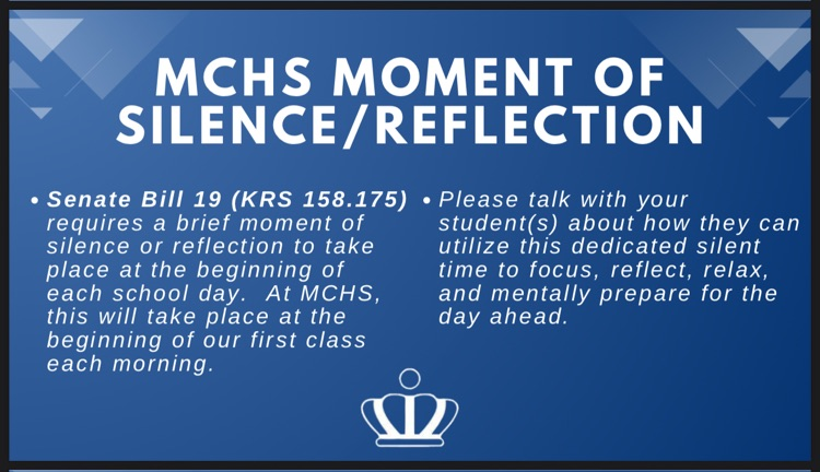 SB 19 - moment of silence/reflection