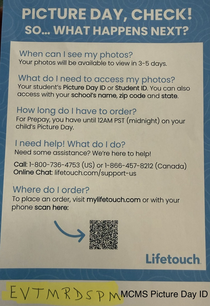 picture day flyer