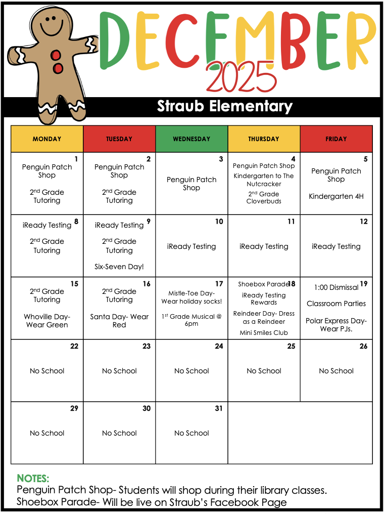 December 2025 Calendar