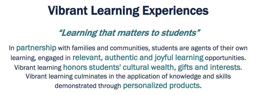 Vibrant Learning Definition