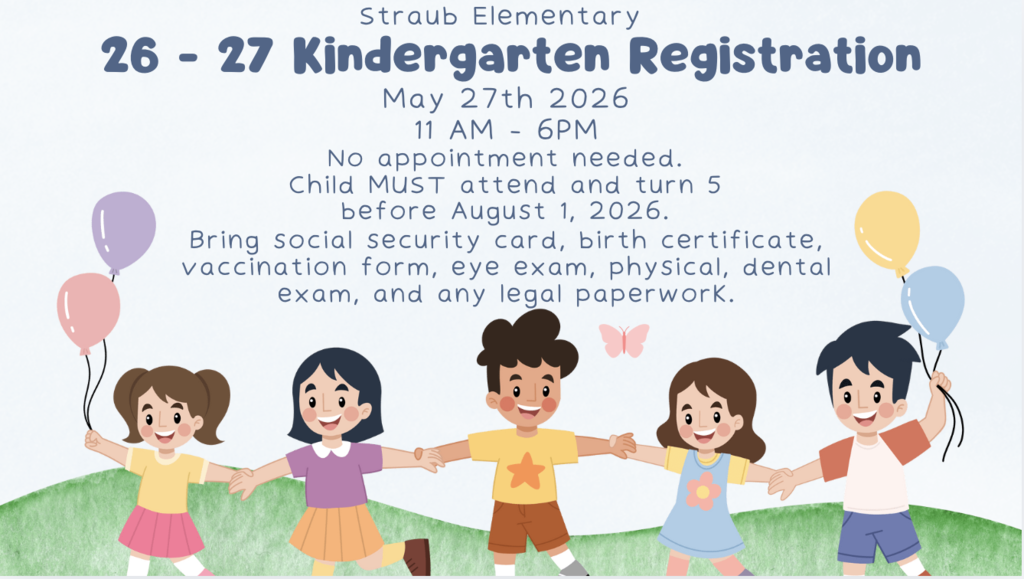 Kindergarten Registration English