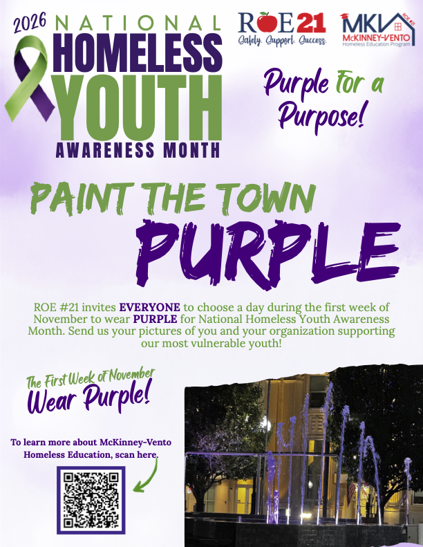 Homeless Youth Awareness Month
