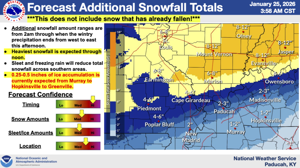 Updated Snow Forecast