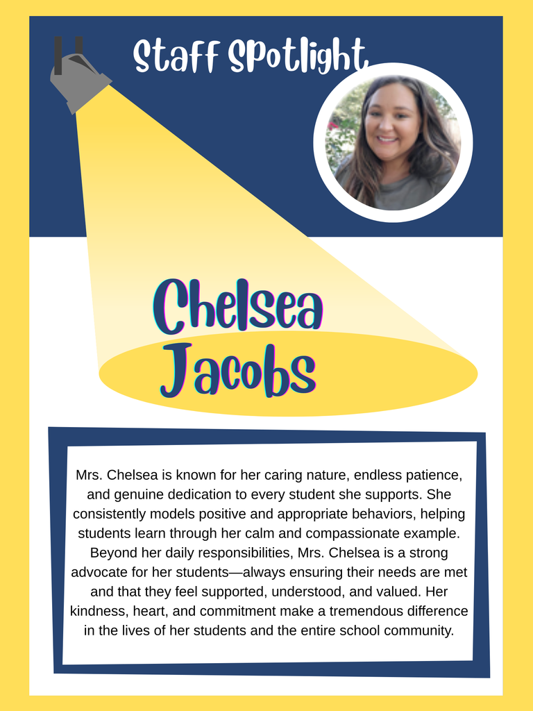 Teacher of the Week and Staff Spotlight