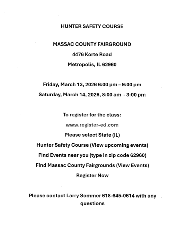 Hunter Safety Course Information