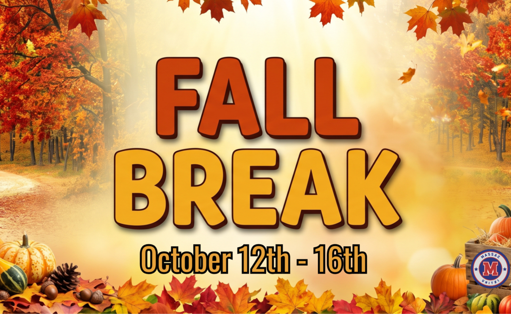 No School: October 12th - 16th (Fall Break)
