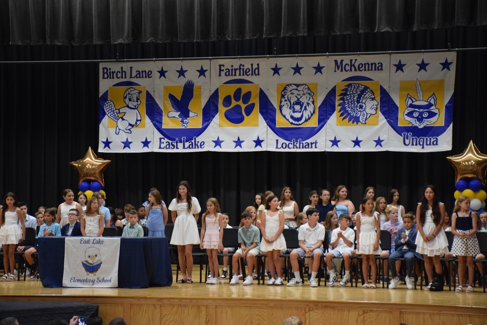 Students at MSD Elementary Moving up Ceremonies