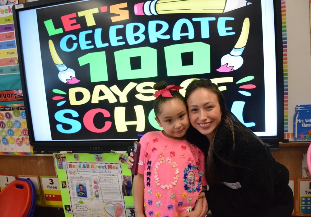 BLE kindergarteners celebrate the 100th day of school