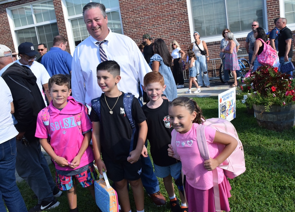 Dr. Brennan Welcomes Students back to school