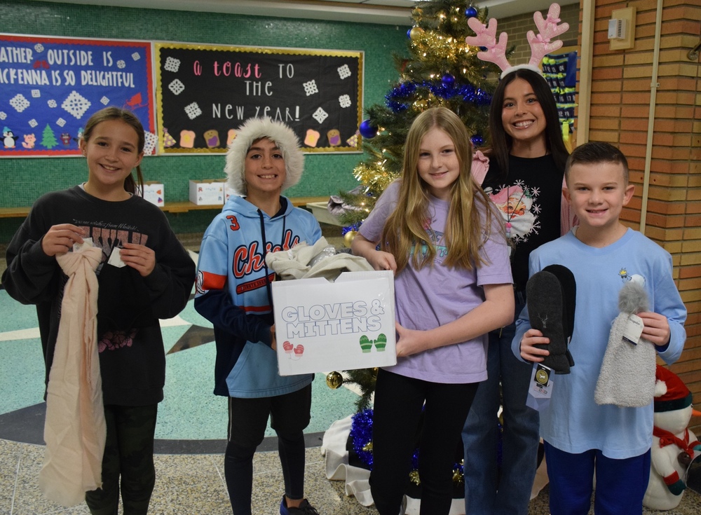 McKenna Student Leaders Help Others Bundle Up with their coat collection