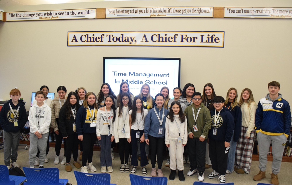 High School Leaders Ease Transition for Sixth Graders