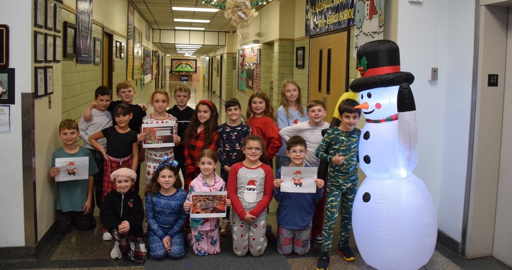 students at East Lake celebrating the holidays