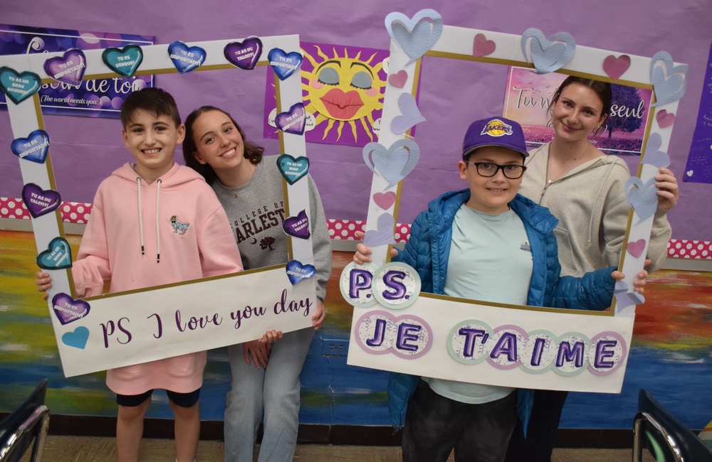 Students at the World Language Festival
