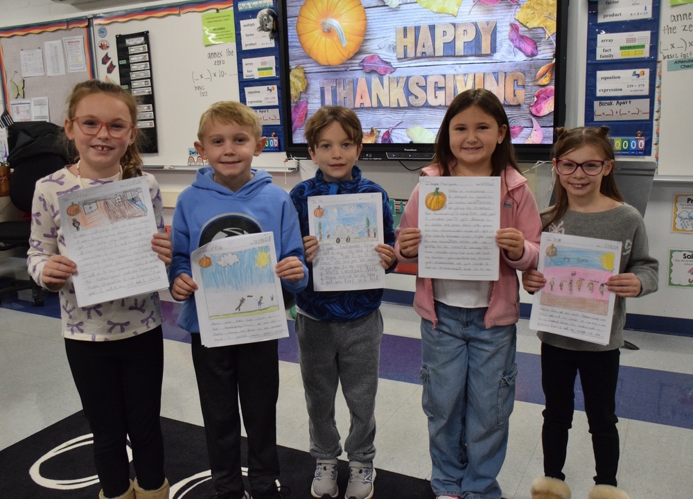 McKenna student authors writing about thanksgiving