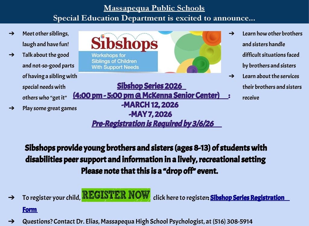 Sibshop Series 2026
