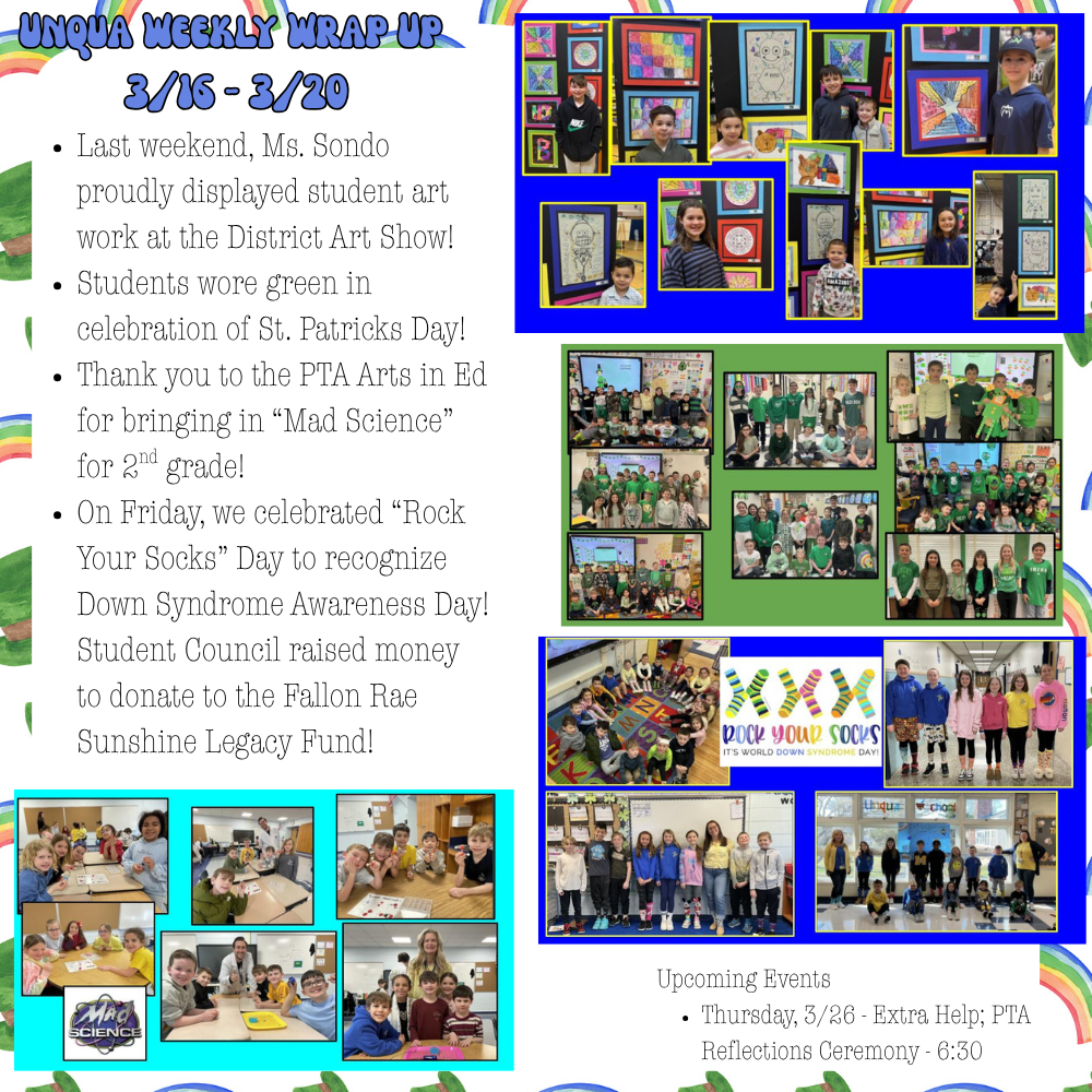 UQE - Weekly Wrap Up