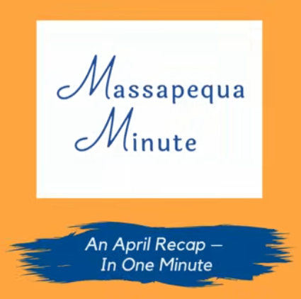 Massapequa Minute Monthly Recap Graphic