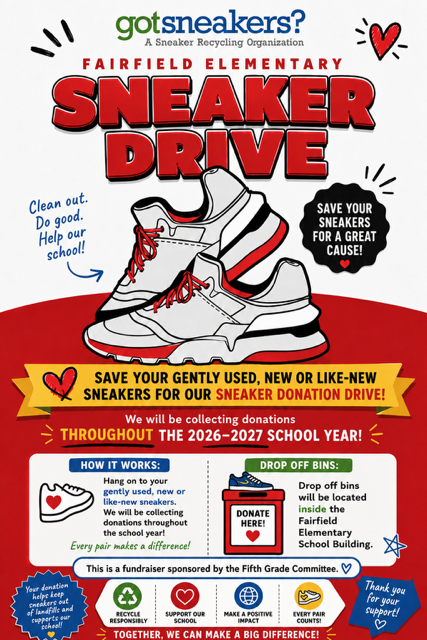 Fifth Grade Committee Sneaker Drive