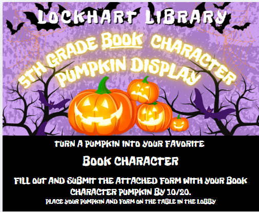 Literary Pumpkin flyer