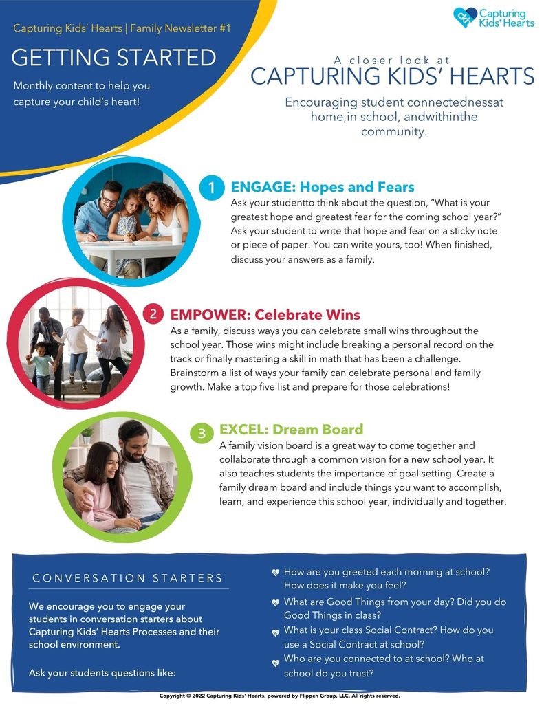 Capturing Kids Hearts Newsletter (English) 