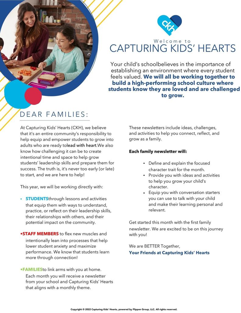Capturing Kids Hearts Newsletter (English) 