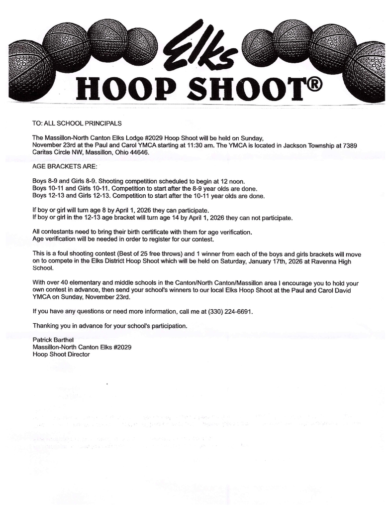 Elks Hoop Shoot