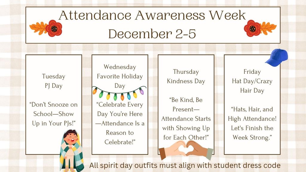 Attendance Awareness Spirit Week!
