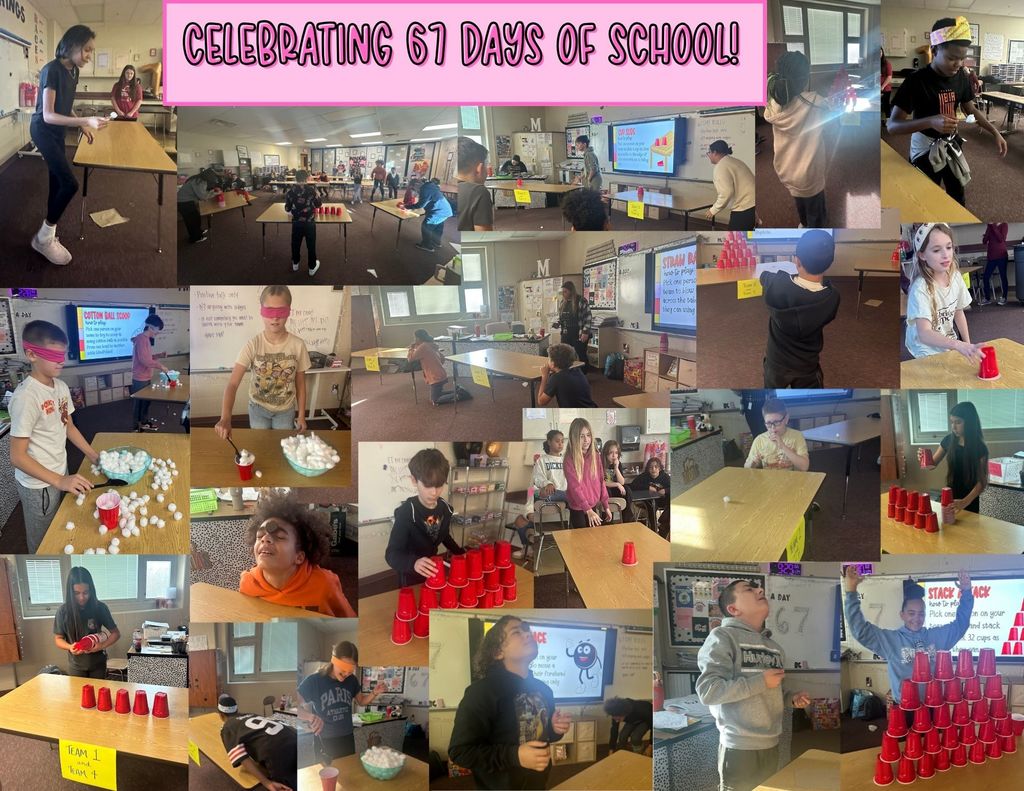 Students playing some games that support their math, science and ELA learning