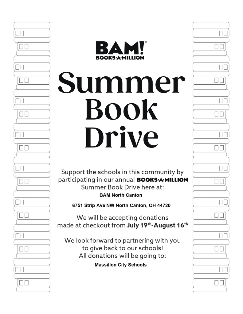 summer book drive