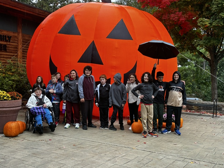 students standing at the zoo