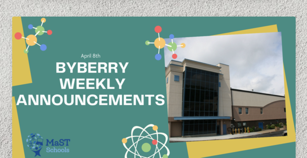 Announcements - April 8th