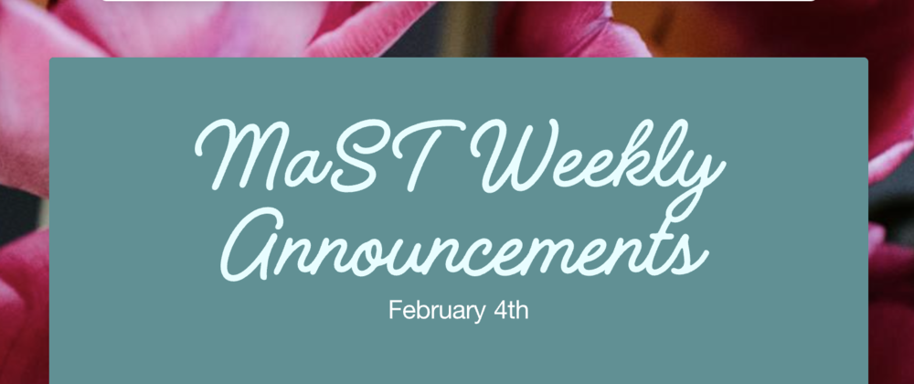 Announcements - February 4th
