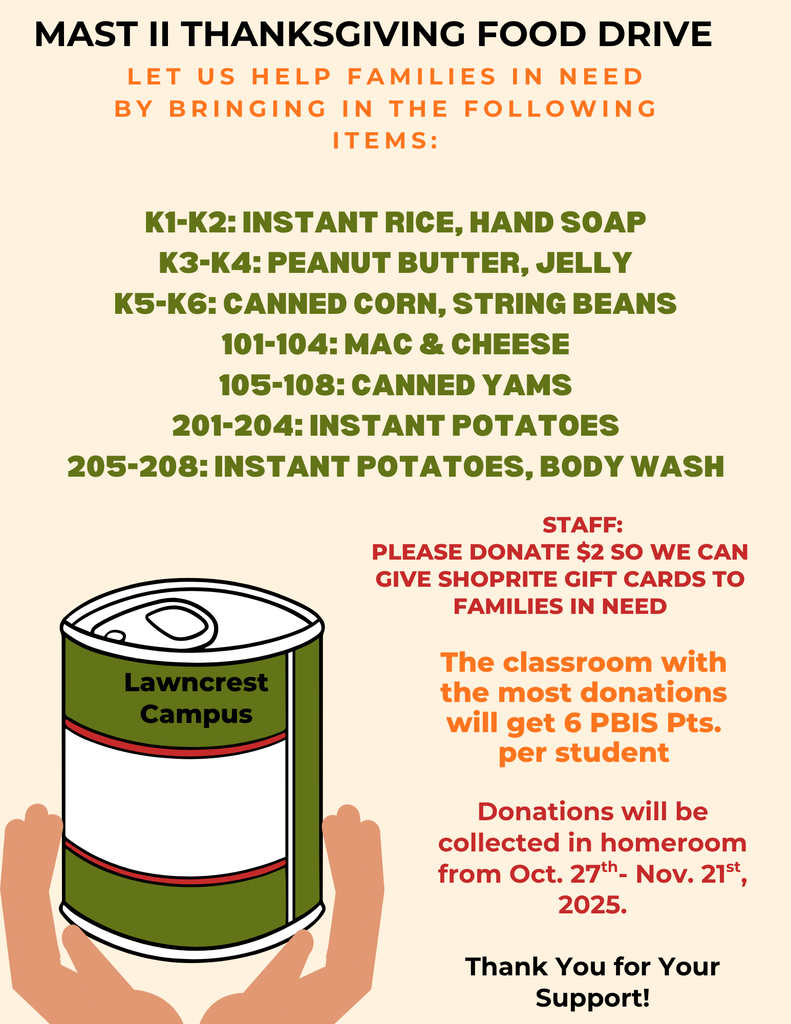 Lawncrest Food Drive 2025