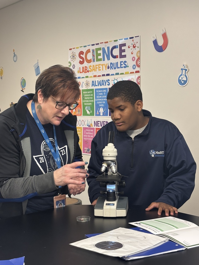 Our 7th graders explored science up close through the BioEyes Program! Students used microscopes to observe zebrafish growth, watched larvae hatch, and learned how genetics influence traits. We are thankful to the BioEyes team from the University of Pennsylvania for this hands-on learning experience at MaST Schools.
