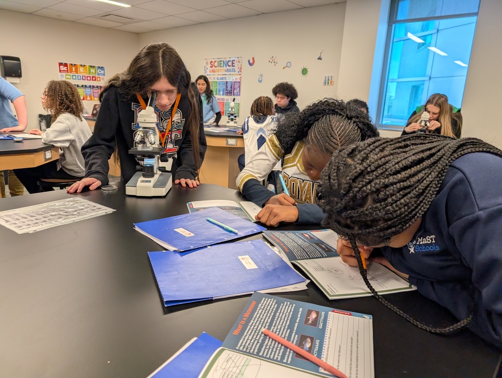 Our 7th graders explored science up close through the BioEyes Program! Students used microscopes to observe zebrafish growth, watched larvae hatch, and learned how genetics influence traits. We are thankful to the BioEyes team from the University of Pennsylvania for this hands-on learning experience at MaST Schools.