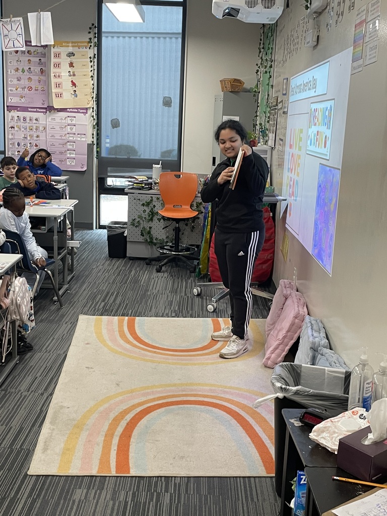 To celebrate National Read Across America day, some of our high school NHS students volunteered to be guest readers in our 3rd grade classrooms!