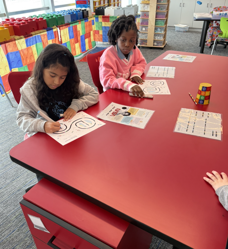 In honor of Black History Month, 3rd-grade students learned about Katherine Johnson’s incredible impact on space exploration and then put it into action! 🚀 Students coded their Ozobots to travel from Earth to the Moon, using math and color codes to land perfectly 🌕