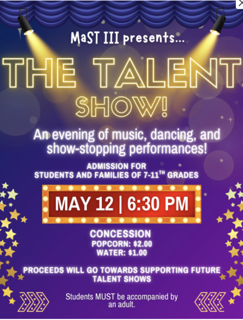 talent show flyer