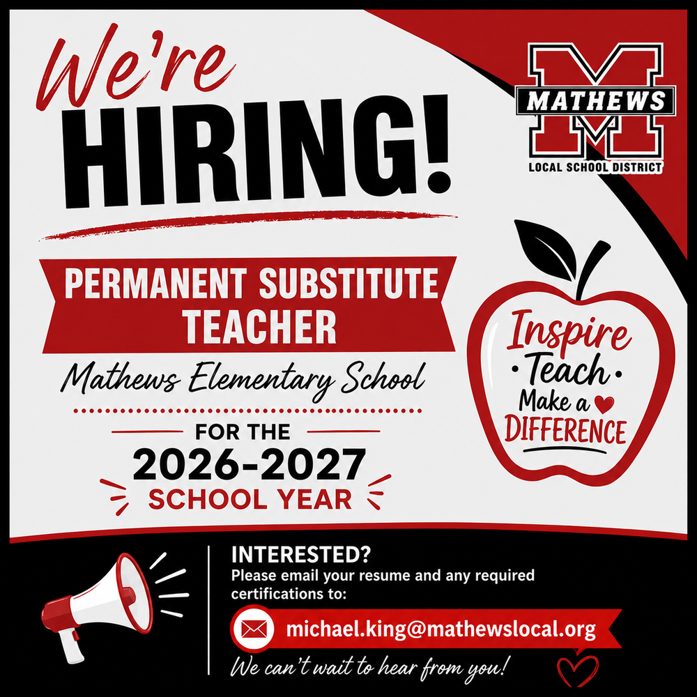 Job posting permanent substitute
