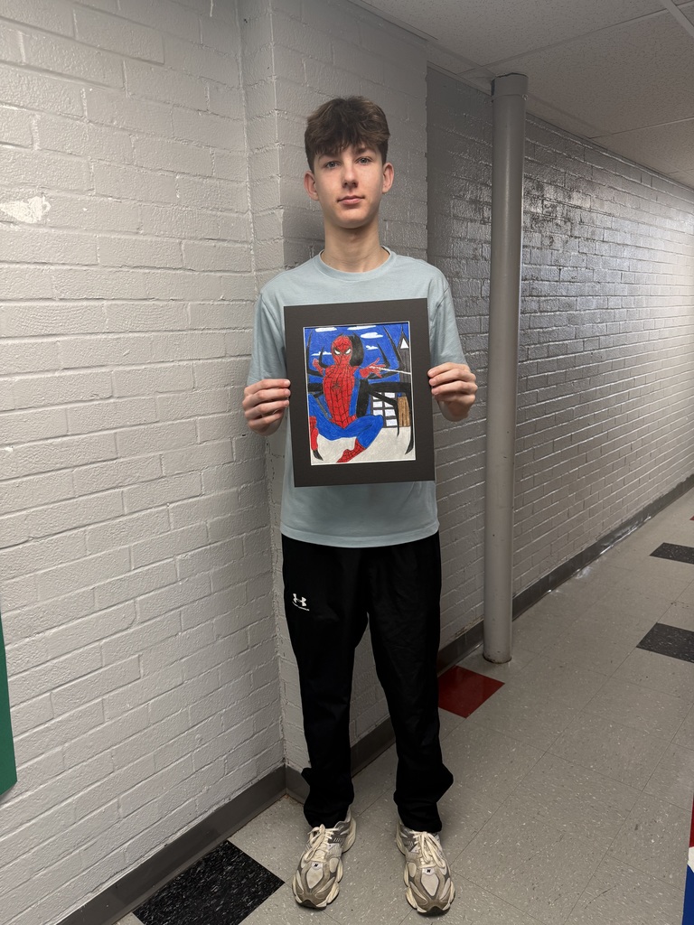 Student artwork displayed at museum