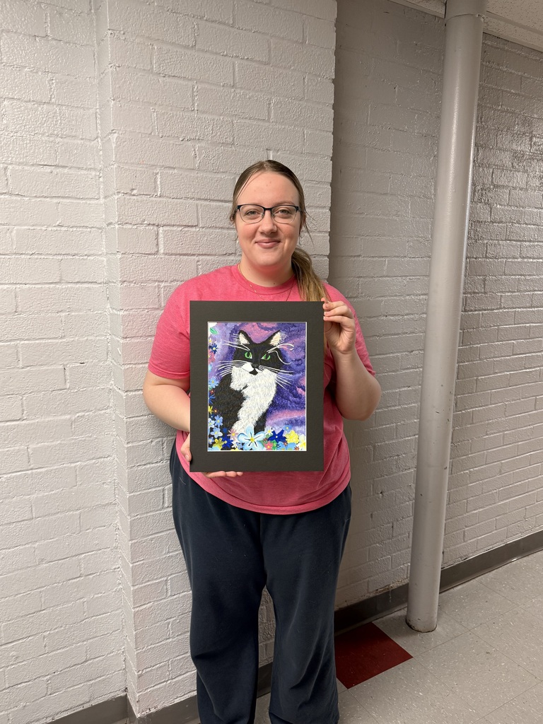 Student artwork displayed at museum