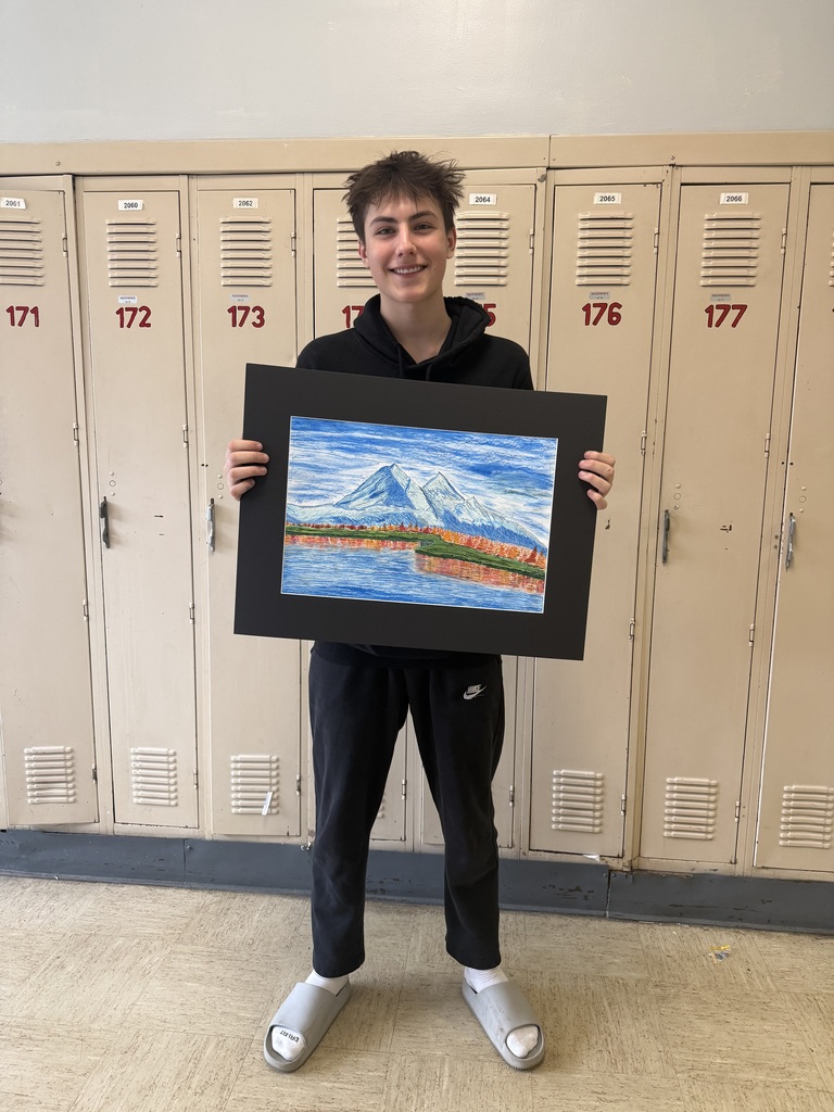 Student artwork displayed at museum