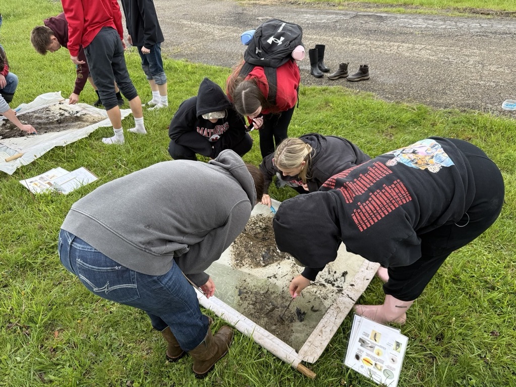Mathews Biology Students Conduct Stream Study