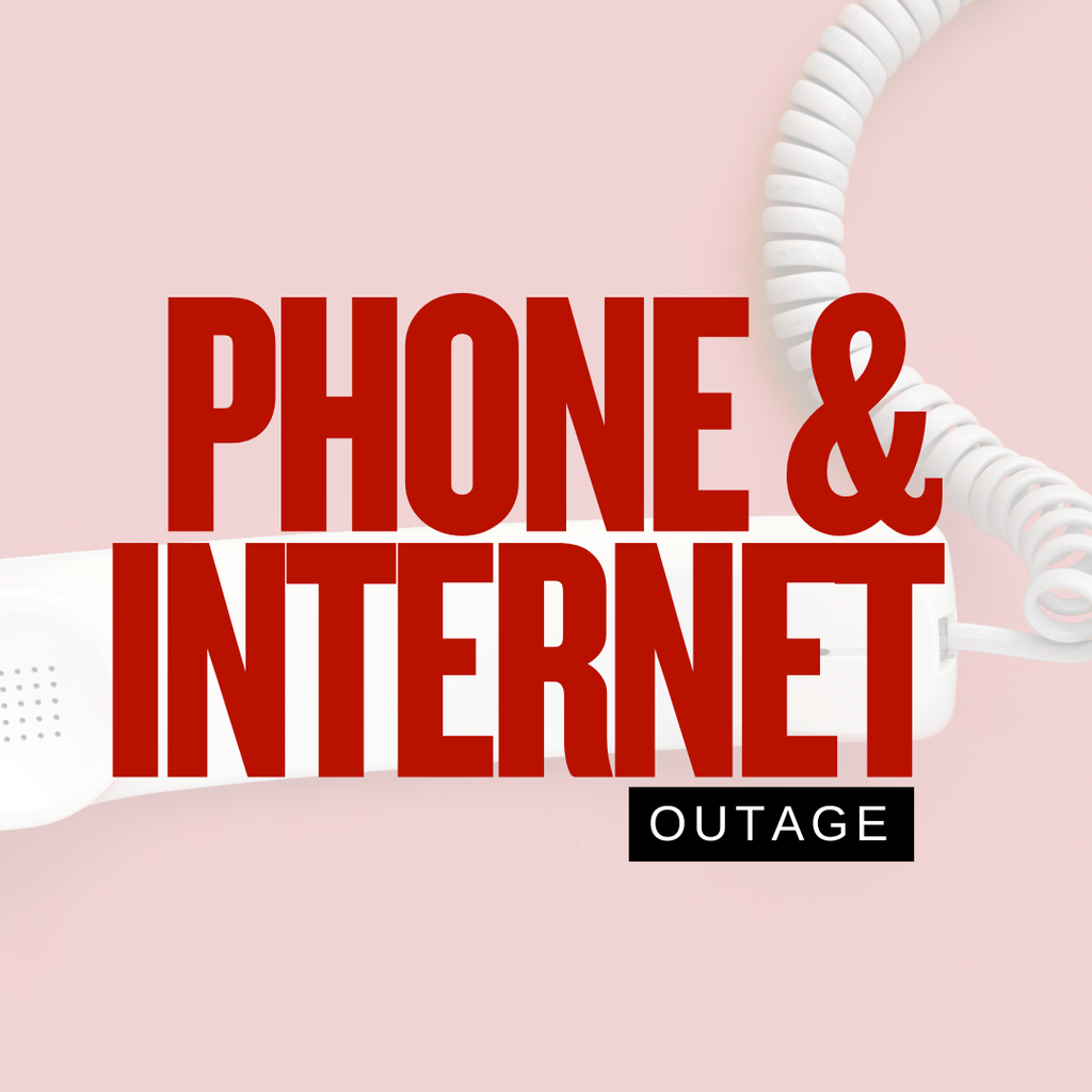 phone and internet outage