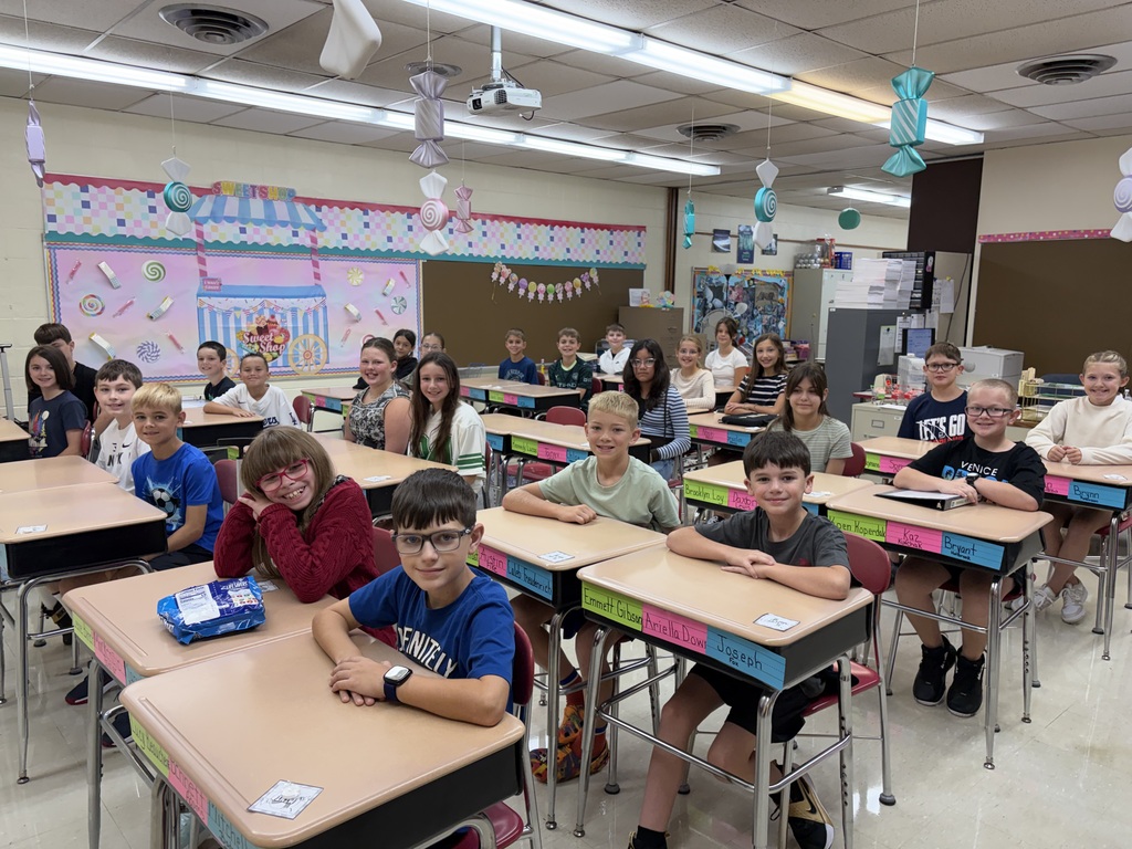 Students on their 1st day of school for the 26-27 school year