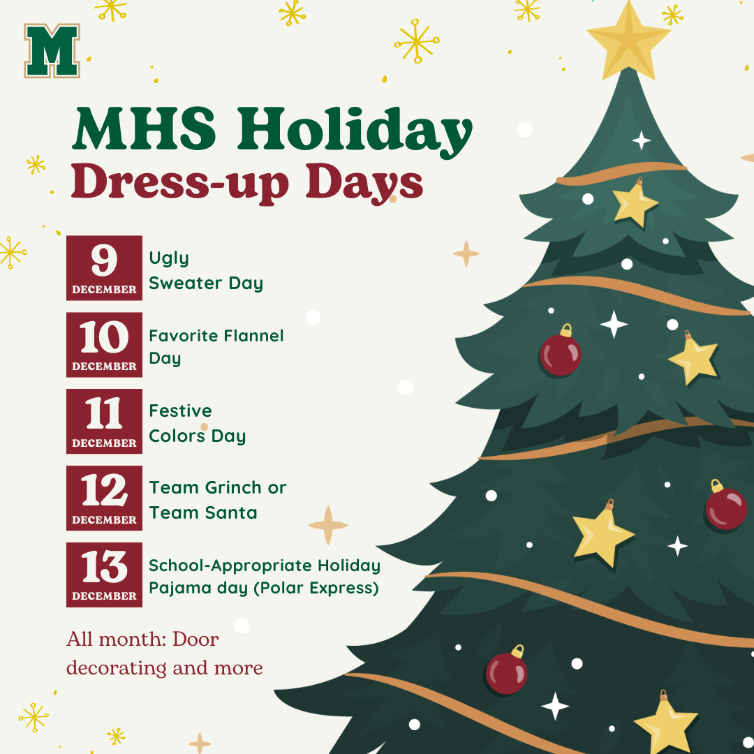 holiday dress up days McNary Heights Holiday Dress Up