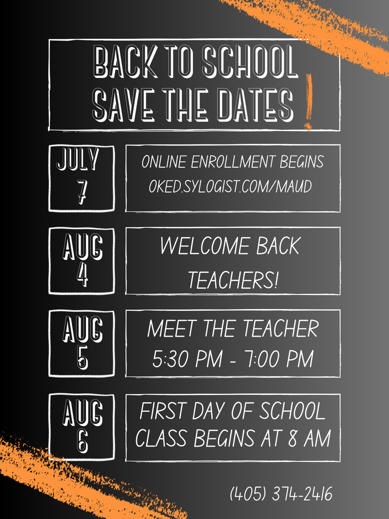 SAVE THE DATE BACK TO SCHOOL