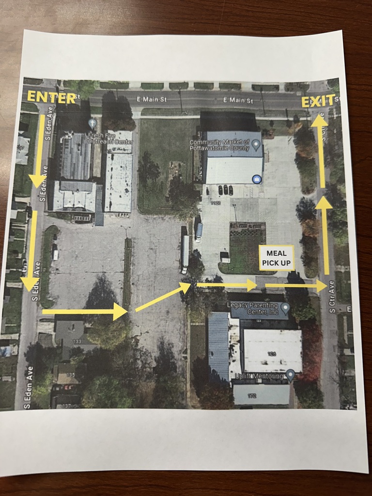 Meal Pick-up Map