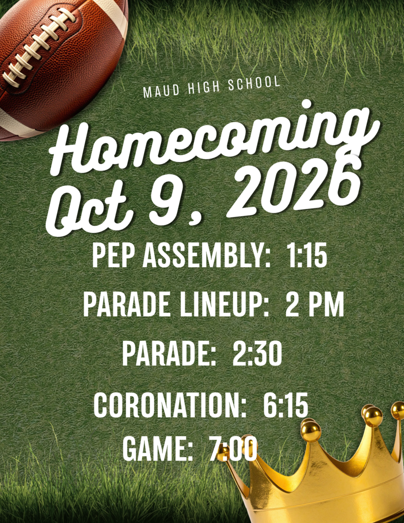 Homecoming schedule